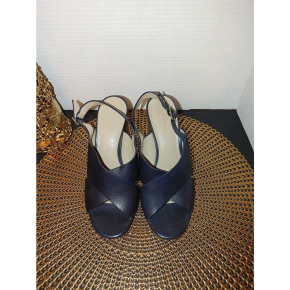 Ann Taylor Leather Peep Toes Size 7.5 - Picture 2 of 6